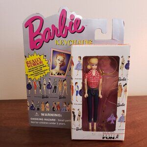 1995 Basic Fun Picnic Barbie Keychain NIB Item #704-0